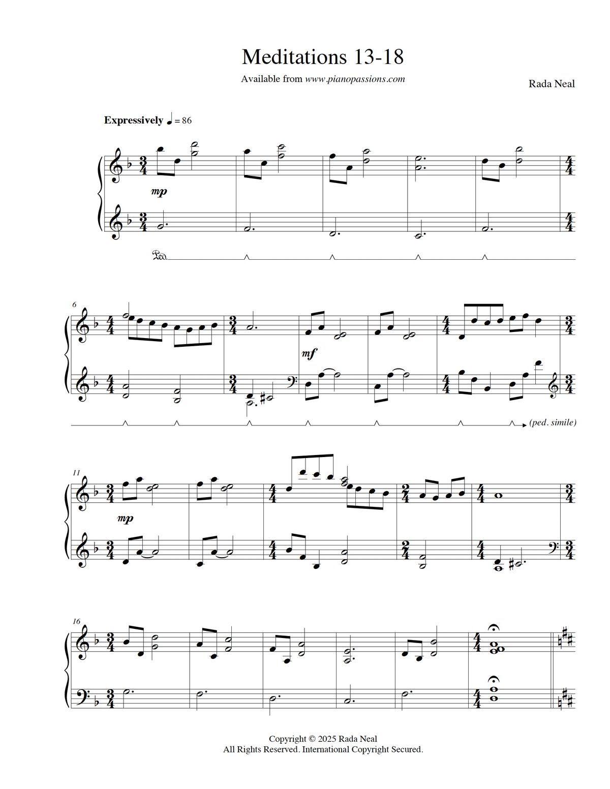 Meditations 13-18