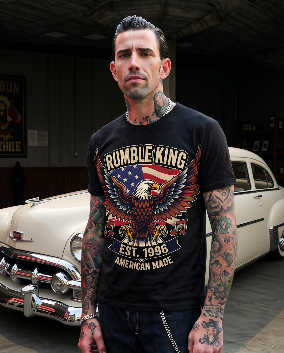 Men's Rumble King "American Made" Eagle Tee