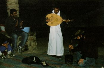 Bedouin, and me drumin
