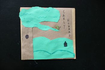 First CD covers, handmade by my friends
