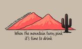 "Mountain Turns Pink"  T-Shirt/CD Bundle