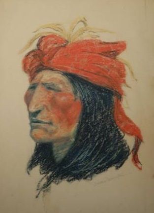 Frederick Remington - "The Creek Indian" - Unidentified
