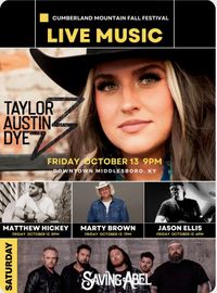 Taylor Austin Dye at Cumberland Mountain Fall Festival