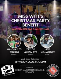 Taylor Austin Dye at Miss Witt's Christmas Party Benefit