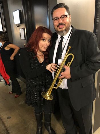With Carolyn Wonderland at the ACL Hall of Fame New Year's Special (December 31, 2018).
