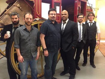 Wayne Salzmann and The Groove Society at the Lea County Town Hall Museum in Lovington, New Mexico (February 2014).
