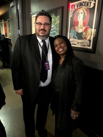 With Ruthie Foster at the ACL Hall of Fame New Year's Special (December 31, 2018).
