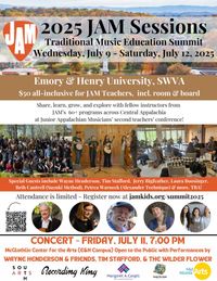 2025 JAM Sessions Traditional Music Education Summitt