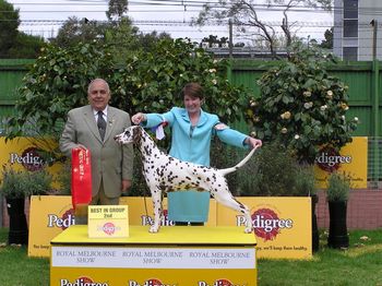 Shellie & Freddie winning BIG Melb Royal 2004
