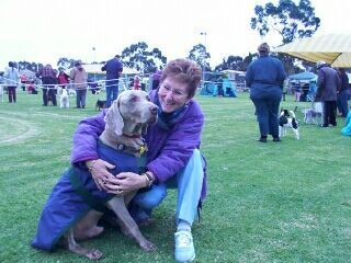 Carol & Mr. Print in Adelaide.
