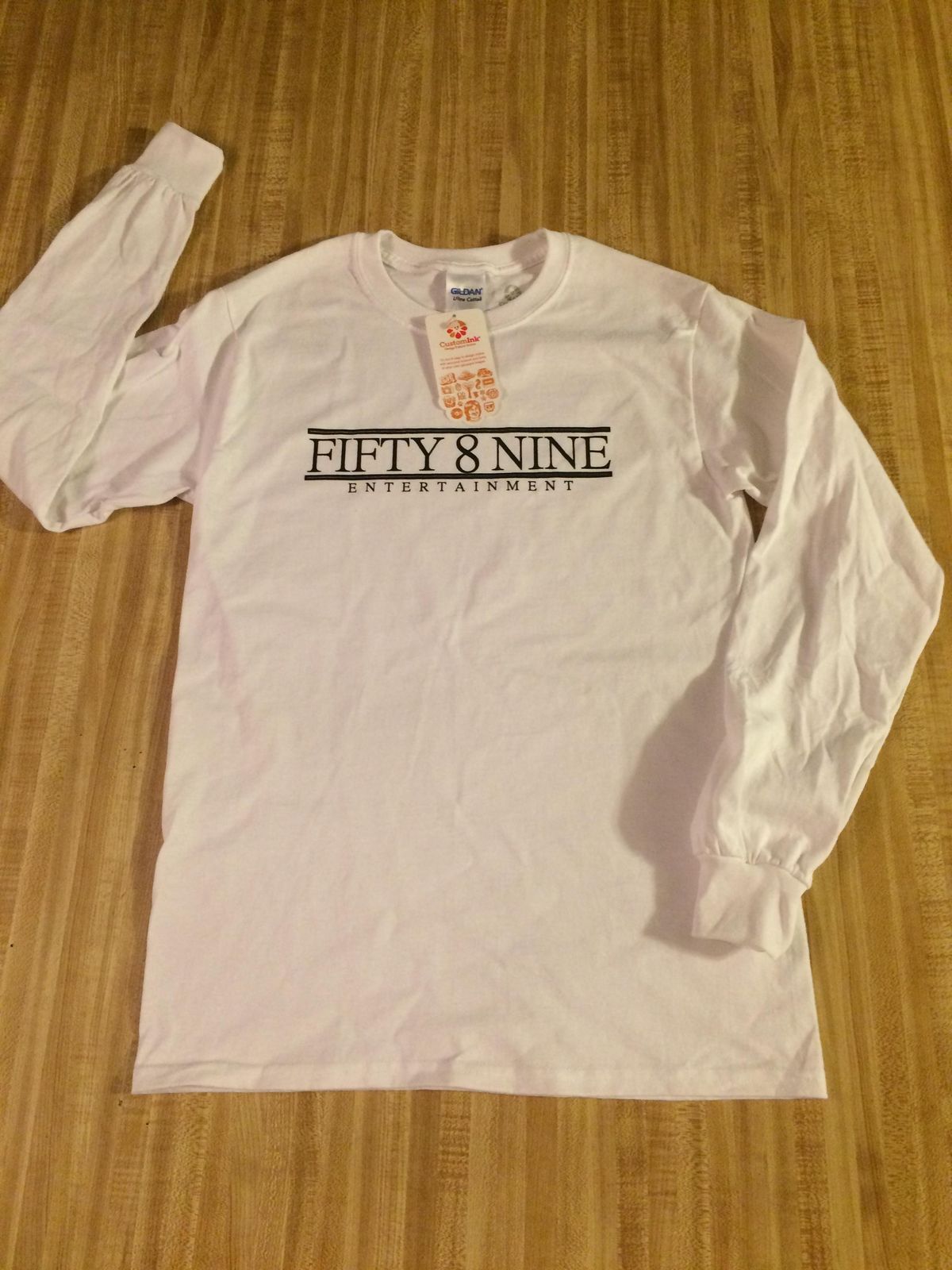 8 Fifty Nine White/Black Long Sleeve T-shirt
