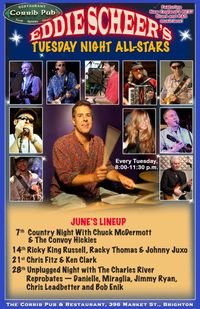 Eddie Scheer's Tuesday Night All-Stars: Unplugged Night with The Charles River Reprobates (Jimmy Ryan, Danielle Miraglia, Chris Leadbetter, Bob Enik)