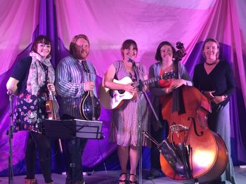 performing with Lizzie Flynn and The Reckoning

