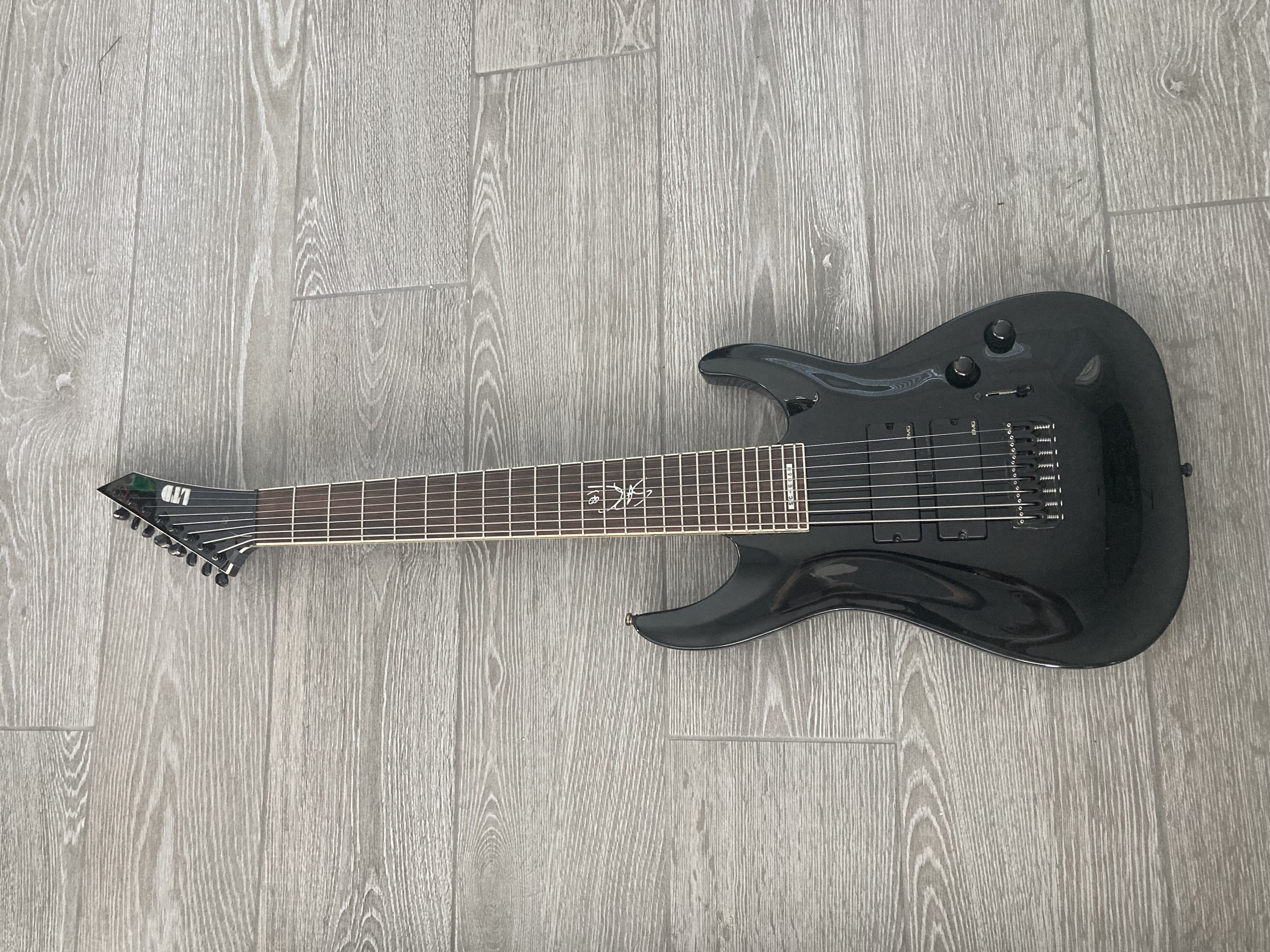 ESP/LTD SC-608B Stephen Carpenter Signature with EMG Pickups (USED