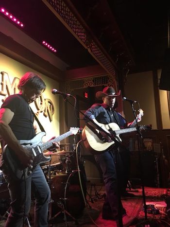 At our local Honky Tonk!
