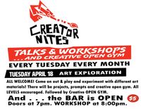 Creator Nites: Art Explore & Creative Open Gym