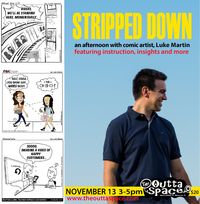 Stripped Down: An Afternoon with comic artist, Luke Martin