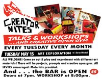 Creator Nites: Art Exploration w/ Aaron Mitchell