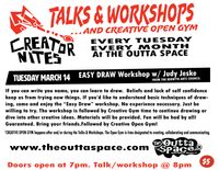 (CANCELLED)Creator Nites: Easy Draw Workshop w/ Judy Jeske