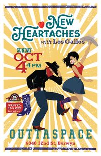Live Patio Music w/ The New Heartaches w/ Los Gallos