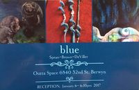 Blue: An Art show featuring Spran-Brown-DeViller