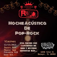 CELESTIAL (Rebelde Tribute Band) / Pauleth & Oscar/ Media Luna (Acoustic Spanish Rock)