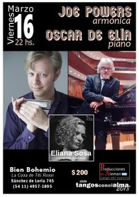 Tango Duo with Oscar de Elía (pf), special guest Eliana Sosa (vo)