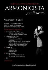 Tango Harmonica Lecture and Performance