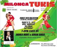 Solo Tango at Milonga Tukis