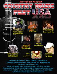 "Country Music Fest USA" Presented by Prince Productions.