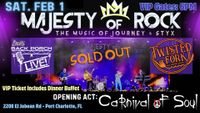 SOLD OUT MAJESTY OF ROCK - The Music of STYX and JOURNEY + CARNIVAL OF SOUL - Twisted Fork Port Charlotte FL!