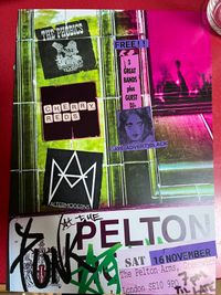 PUNK AT THE PELTON - THE PHOBICS - CHERRY REDS - ALTERMODERNS - GUEST DJ GAYE (ADVERT) BLACK