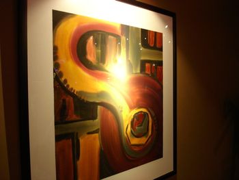 "Reaching Out" 3'x3' image for the Trainers Club in Lake Owego in the Lake Place shopping center across from the Lakewood Center.
