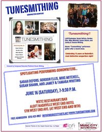 "Tunesmithing" Songwriter Showcase