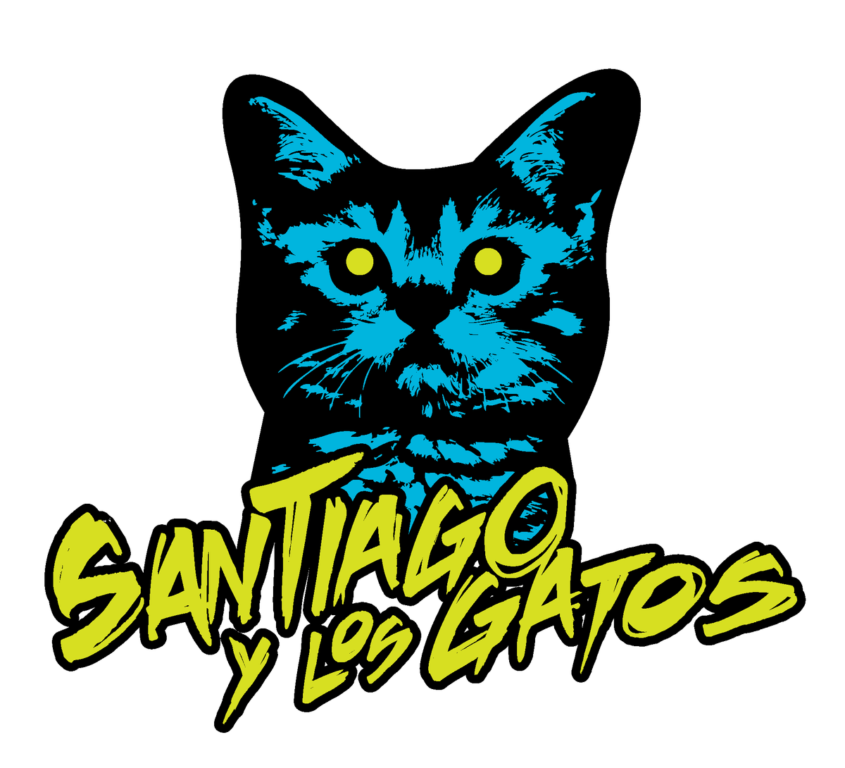 Blue CAT sticker