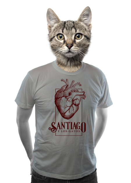 Gray HEART T-shirt
