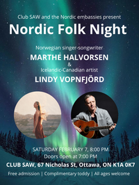 Nordic Folk Night with LINDY VOPNFJÖRÐ w MARTHE HALVORSEN