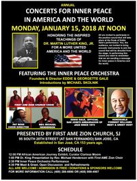 ANNUAL CONCERTS FOR INNER PEACE IN AMERICA AND THE WORLD