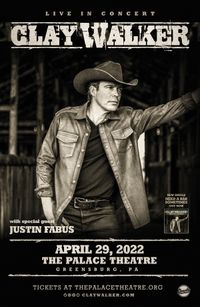 Clay Walker with special guest Justin Fabus