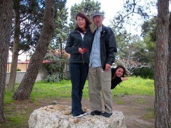 The highest point on MT Carmel!

