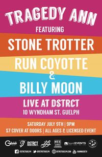 TA (with the Velveteen Habit), Stonetrotter, Run Coyote, & Billy Moon @ DSTRCT