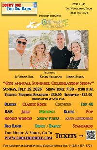 "6TH ANNUAL SUMMER CELEBRATION SHOW" WITH COOL FREDDIE E & THE CREW