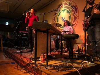 Lisa Bodnar and Whistlegrass performing at the Elk Creek Cafe in Centre County in Millheim on their PA67 Tour
