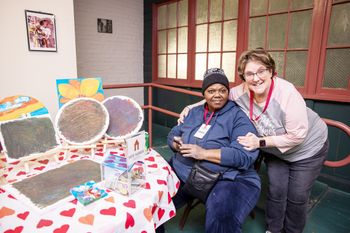 Safe Harbor Easton Volunteers and Staff at Date Night at the IceHouse
