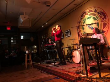 Lisa Bodnar and Whistlegrass perform at the Elk Creek Cafe in Centre County on their PA67 Tour in Millheim, PA
