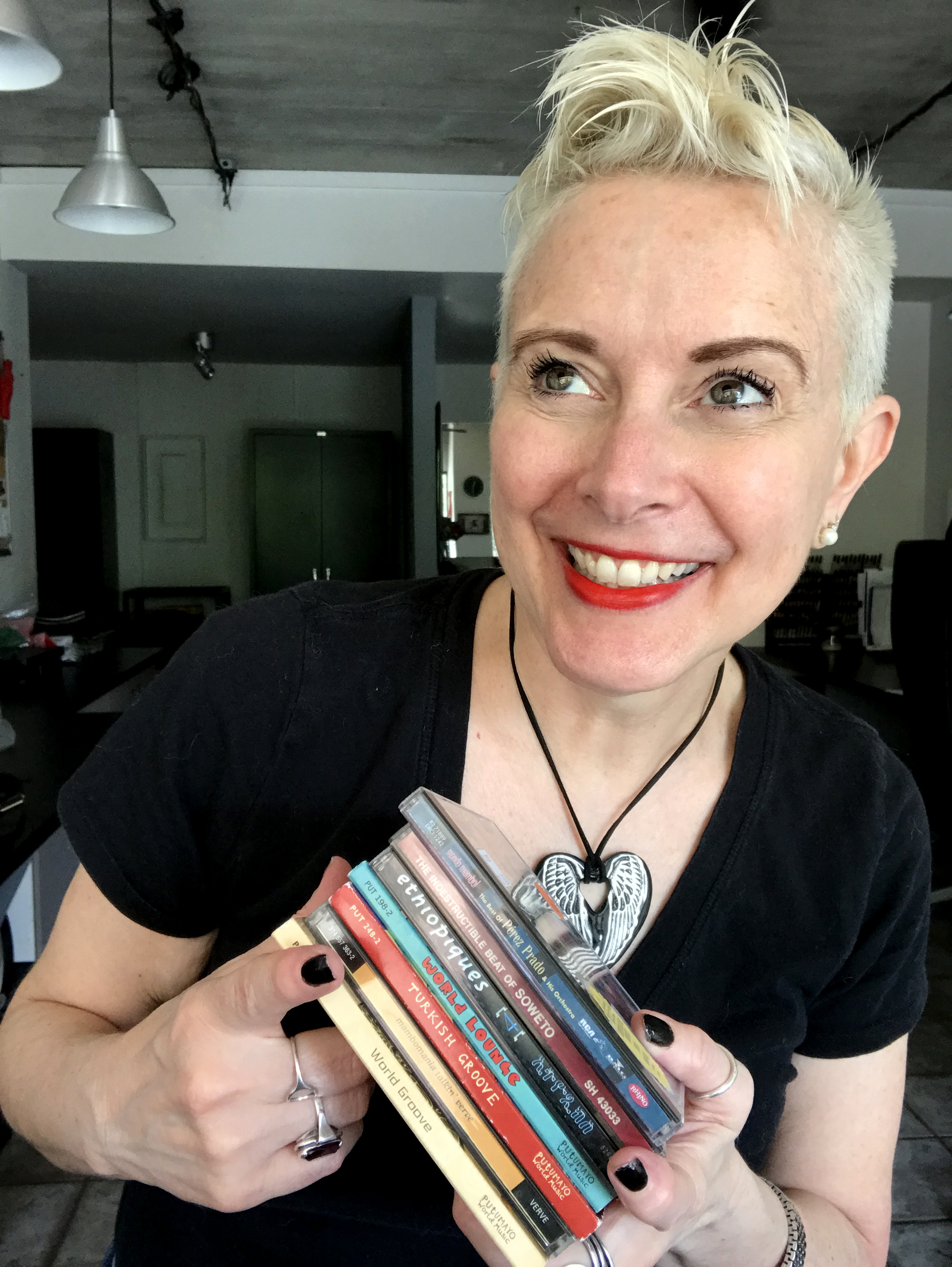 Donna Mugavero of Sheer Brick Studio is a costume judge at Glam in the Vinyl Garden Community Music Event and Vinyl record sale at the Icehouse on April 5 with Lisa Bodnar and Whistlegrass 