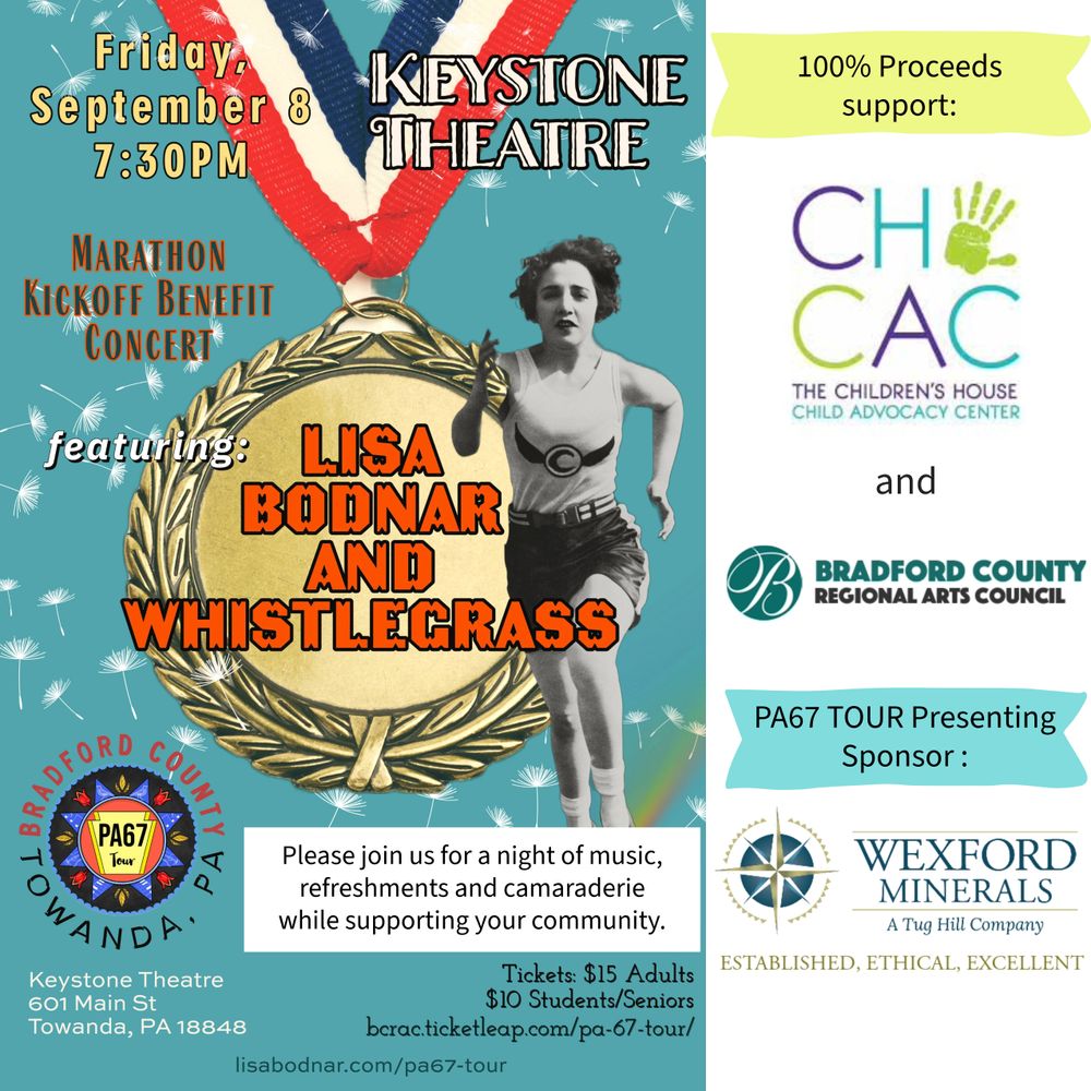 Lisa Bodnar and Whistlegrass perform in Towanda to raise funds for Bradford County Community Organizations