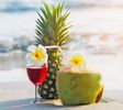 Sangria & Coconut Necklace