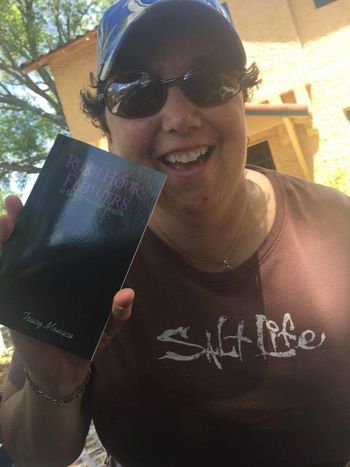 2017 Receiving the first proof of Rush Hour Flowers. Sarasota, Florida
