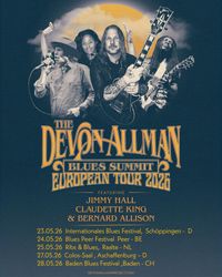 DEVON ALLMAN’S BLUES SUMMIT featuring Jimmy Hall, Bernard Allison & Claudette King